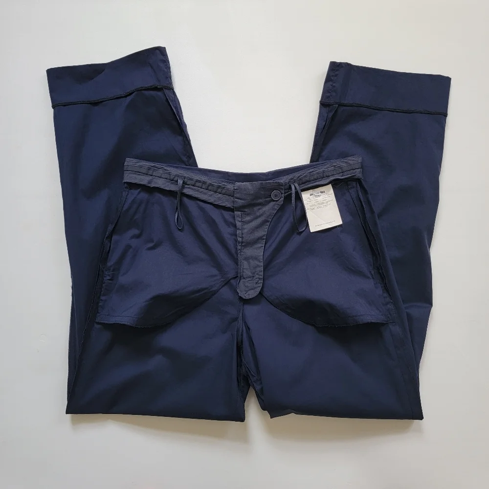 Jil Sander Navy Blue Lightweight Trousers - Picture 7 of 9